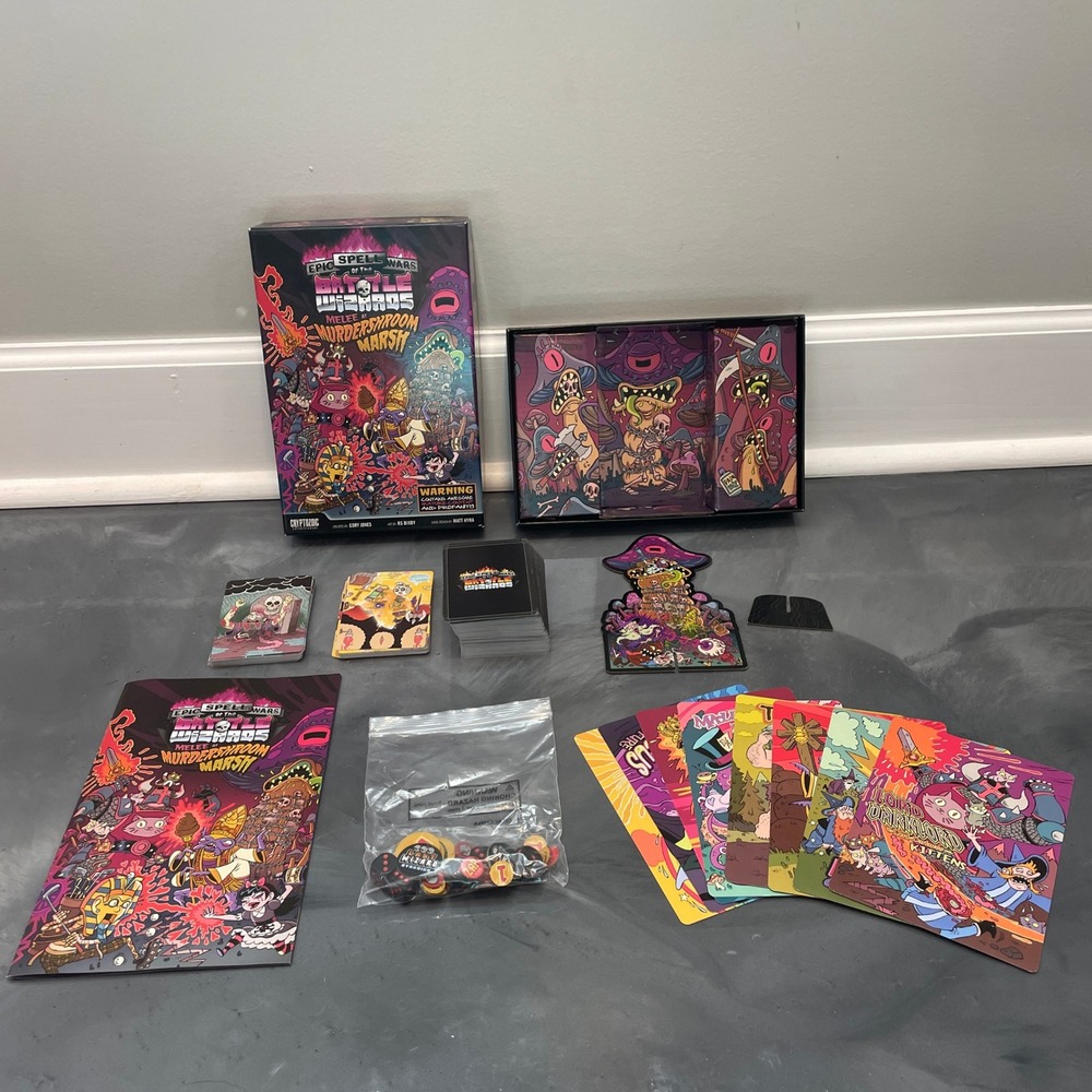 Epic Spell Wars Battle Wizards Melee at Murdershroom Marsh Card Game Complete